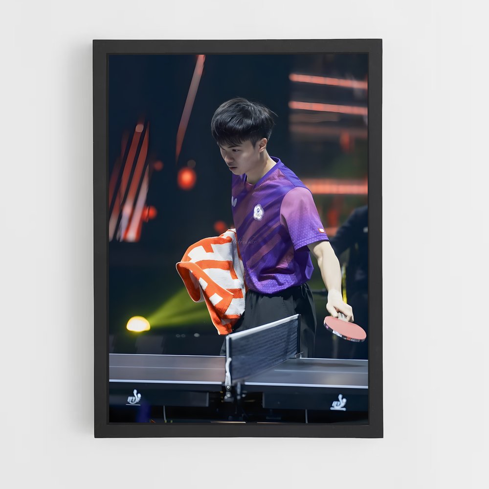 Poster Smash and Spin – affiche Tennis de table (vue 2)